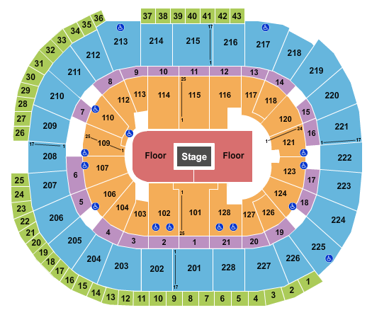 SAP Center Linkin Park Seating Chart